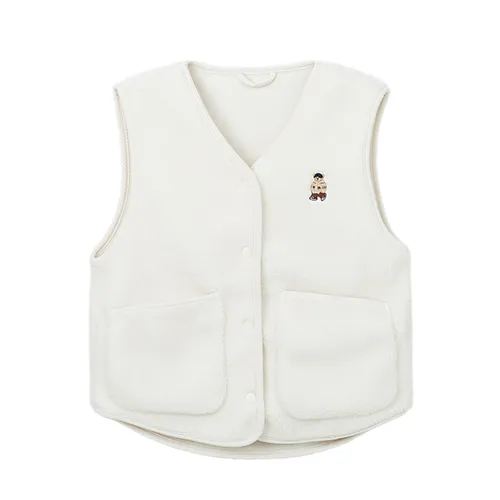 Thời trang Áo ghi lê - Áo Ghi Lê Spao Dumble Woody SPFZE4VG40-IV Màu Trắng Kem - Vua Hàng Hiệu