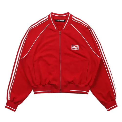Thời trang - Áo Khoác Badblood Billy Jersey Windbreaker W-JKT24 025 Màu Đỏ Size S - Vua Hàng Hiệu