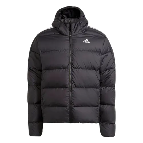 Thời trang Adidas Áo khoác lông vũ - Áo Khoác Lông Vũ Adidas Essentials Midweight Down Hooded Jacket Black GT9141 Màu Đen Size M - Vua Hàng Hiệu