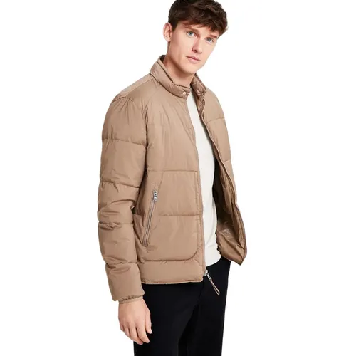 Thời trang Nude Mỹ - Áo Khoác Nam Calvin Klein CK Stretch Medium Weight Moto Jacket 255535 - NUD Màu Nude Size M - Vua Hàng Hiệu