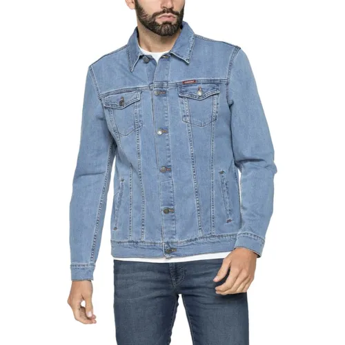 Áo Khoác Nam Carrera Jeans 4500970A_500 Màu Xanh Nhạt Size M