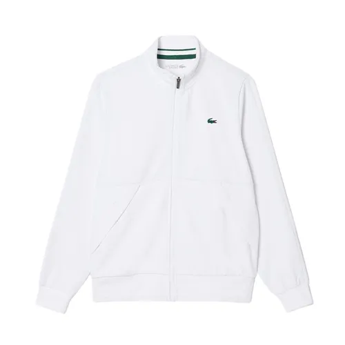 Áo Khoác Nam Lacoste Men's Zip-Up Tennis Sweatshirt SH3444 - Z92 Màu Trắng Size 4 - Thời trang - Vua Hàng Hiệu