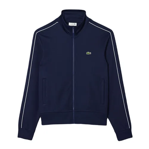 Lacoste Áo khoác Vải cao cấp Mỹ - Áo Khoác Nam Lacoste Paris Piqué Track Jacket SH1457-166 Màu Xanh Navy Size 3 - Vua Hàng Hiệu
