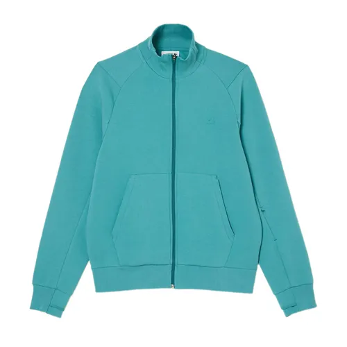 Áo Khoác Nỉ Nam Lacoste Men's High Neck Cotton Blend Zip Sweatshirt SH2702-IY4 Màu Xanh Blue Size 4 - Thời trang - Vua Hàng Hiệu