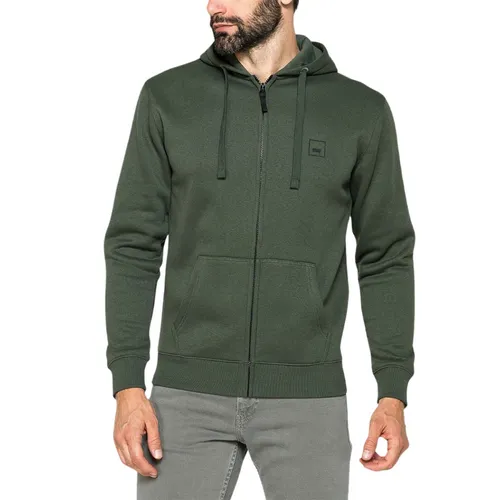 Thời trang - Áo Khoác Nỉ Nam Carrera Jeans 833B0081A_799A Màu Xanh Green Size M - Vua Hàng Hiệu
