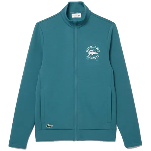 Thời trang - Áo Khoác Nỉ Nam Lacoste Men's Miami Open Edition Tennis Sweatshirt SH8386-YI4 Màu Xanh Size 4 - Vua Hàng Hiệu