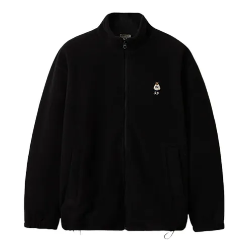 Áo Khoác Nỉ WHOAU Steve Fleece Zip-up WHMZE4V91U-BK Màu Đen - Thời trang - Vua Hàng Hiệu