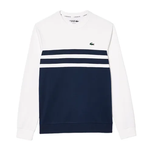 Áo Nỉ Sweater Nam Lacoste Men's Stretch Tennis Sweatshirt SH7519-522 Màu Xanh Navy Size 4