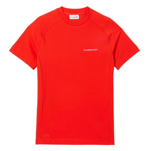 Thời trang Đỏ Áo phông - Áo Phông Nam Lacoste Men’s Slim Fit Organic Cotton Piqué T-Shirt TH6702 - S5H Màu Đỏ Size 3 - Vua Hàng Hiệu