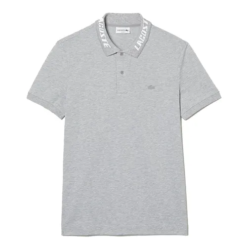 Thời trang - Áo Polo Nam Lacoste Branded Slim Fit Stretch Pique Shirt PH9642 - CCA Màu Ghi Size 3 - Vua Hàng Hiệu