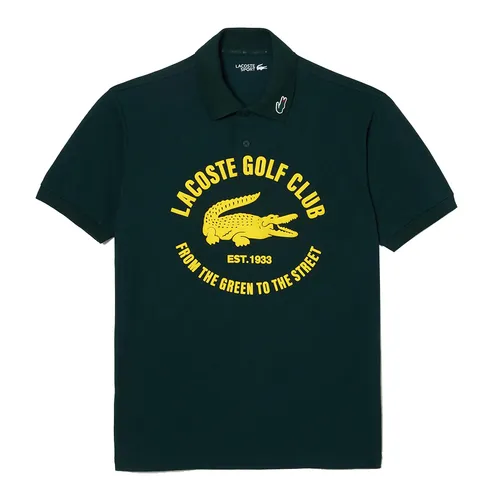 Thời trang - Áo Polo Nam Lacoste Classic Fit Cotton Golf Polo Shirt DH1093 YZP Màu Xanh Đậm - Vua Hàng Hiệu