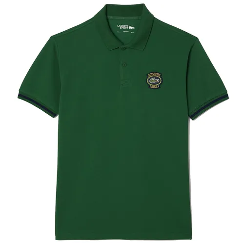 Thời trang - Áo Polo Nam Lacoste Men's Golf Shirt Classic UV Protection DH7436-132 Màu Xanh Lá Size 4 - Vua Hàng Hiệu