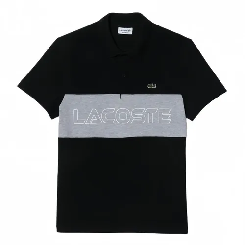 Áo Polo Nam Lacoste Men's Shirt Straight Fit Stretch Piqué PH1470 - SNP Màu Đen Size