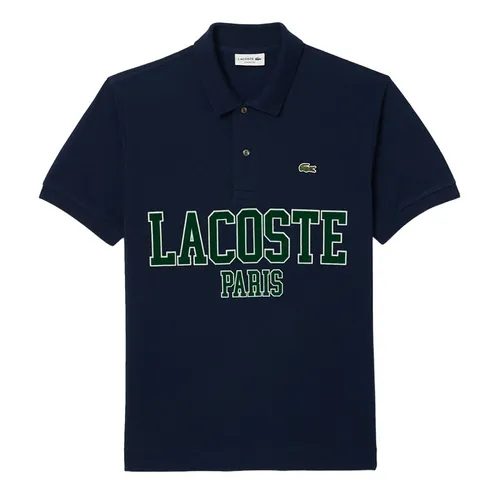 Áo Polo Nam Lacoste Original L.12.12 Piqué Polo Shirt PH7419 166 Màu Xanh Navy Size 3