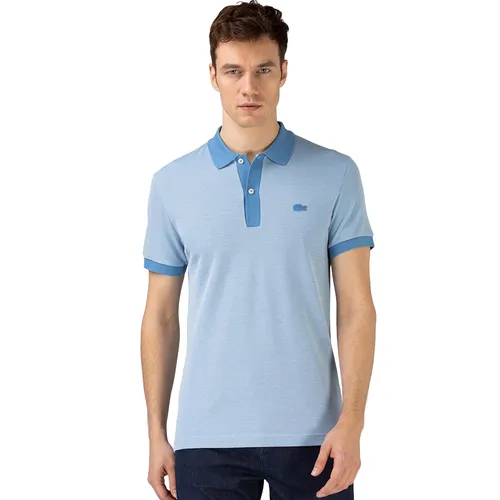 Thời trang - Áo Polo Nam Lacoste Polo Shirt PH0059 K8X Màu Xanh Dương Size 5 - Vua Hàng Hiệu