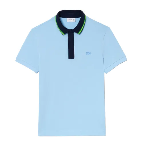 Thời trang - Áo Polo Nam Lacoste Regular Fit Smart Paris Contrast Neck PH1125 - HBP Màu Xanh Nhạt Size 5 - Vua Hàng Hiệu