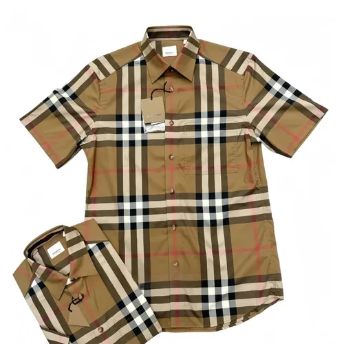 Áo Sơ Mi Nam Burberry 8084219 Màu Nâu Size XS