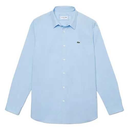Áo Sơ Mi Nam Lacoste Men's Shirt Woven CH2668 - HBP Màu Xanh Dương Size 38 - Thời trang - Vua Hàng Hiệu