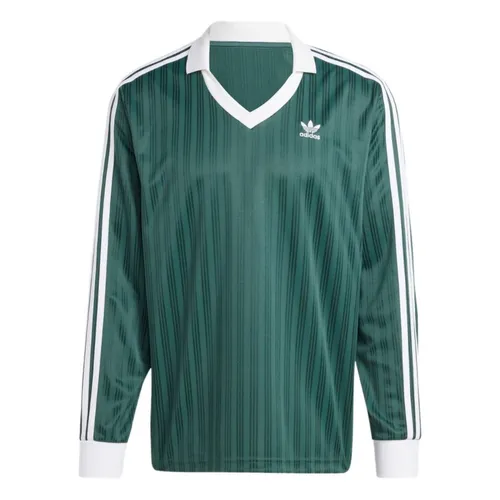 Adidas - Áo Thun Nam Adidas Adicolor Piqué Football Long Sleeve Top T-Shirt IZ2446 Màu Xanh Lá Size S - Vua Hàng Hiệu