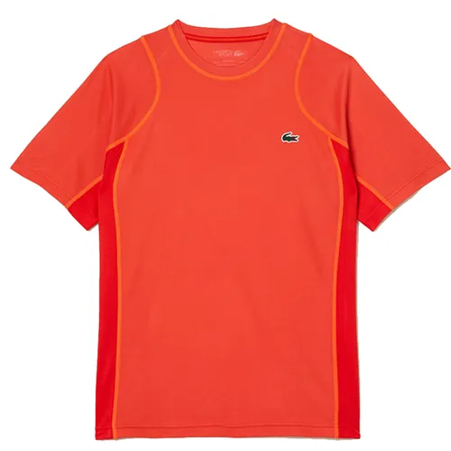 Thời trang - Áo Thun Nam Lacoste Men’s Abrasion Resistant Tennis Tshirt TH5198 – XIJ Màu Cam Size 3 - Vua Hàng Hiệu