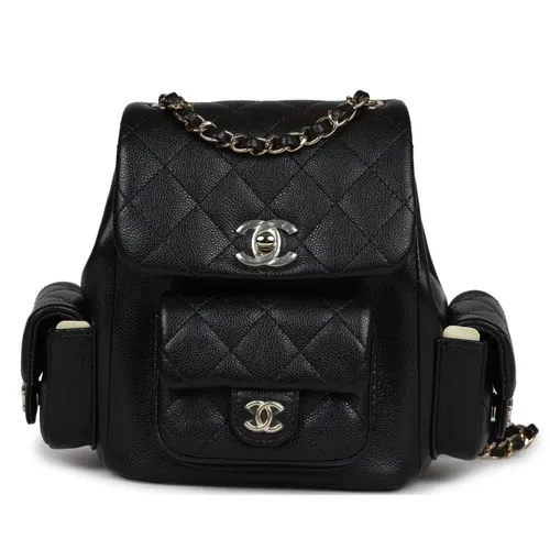Balo Nữ Chanel Caviar Light Gold Hardware Backpack Màu Đen N-HL - Túi xách - Vua Hàng Hiệu