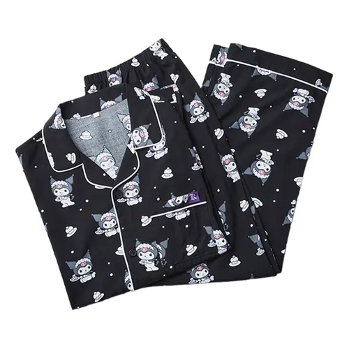 Spao - Bộ Ngủ Pyjama Dài Tay Spao Sanrio SPPPE49U02-BK Màu Đen - Vua Hàng Hiệu
