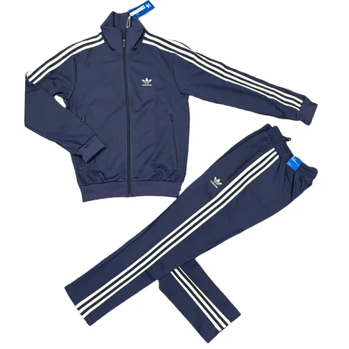 Bộ Thể Thao Nam Adidas Classics Adicolor Beckenbauer A4776 Màu Xanh Navy Size S