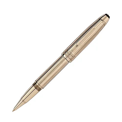 Bút viết - Bút Dạ Bi Montblanc Meisterstuck Geometry Solitaire Champange Legrand Rollerball MB118102 Màu Vàng - Vua Hàng Hiệu