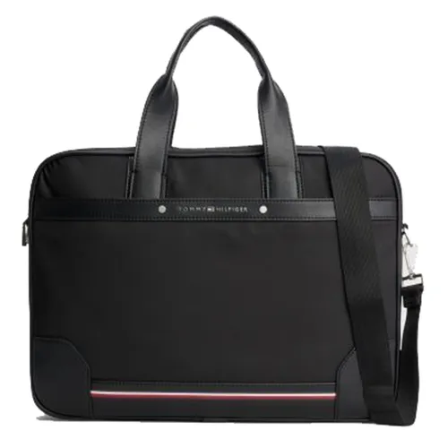 Cặp Xách Tay Nam Tommy Hilfiger Repreve Laptop Bag AM11301 - 001 Màu Đen