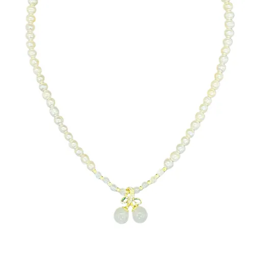 Trang sức Ngọc trai - Dây Chuyền Nữ Kya Jewel Cherry Pearl PN14 Màu Trắng Ngà - Vua Hàng Hiệu