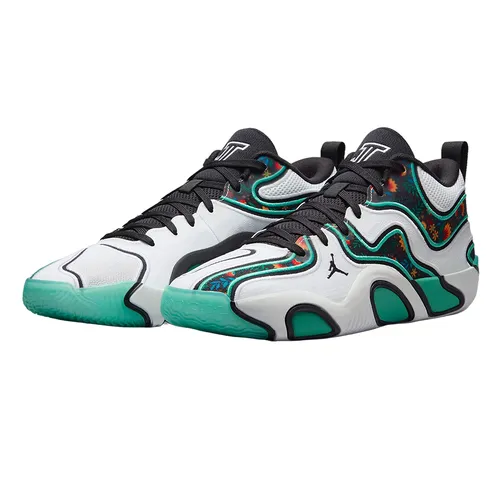 Giày - Giày Bóng Rổ Nam Nike Tatum 3 PF Garden Basketball Shoes FZ6601-103 Màu Xanh Phối Trắng Size 43 - Vua Hàng Hiệu