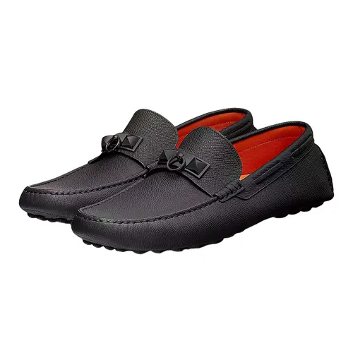 Giày Lười Nam Hermès Irving Loafer Noir Màu Đen Size 41 N-VB - Giày - Vua Hàng Hiệu