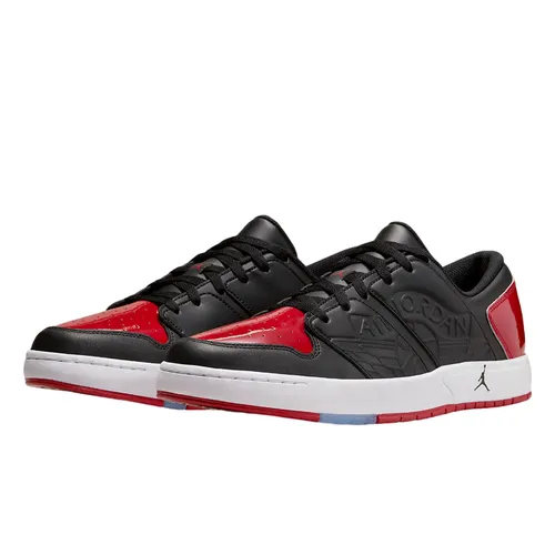 Giày Thể Thao Nam Nike Jordan New Retro 1 Low Men's Shoes DV5141-108 Màu Đen Đỏ Size 40