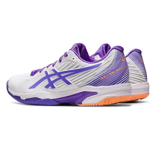 Pickleball Asics - Giày Pickleball Nữ Asics Solution Speed FF2 1042A136-104 Pickeball Shoes Màu Trắng Phối Tím Size 39 - Vua Hàng Hiệu