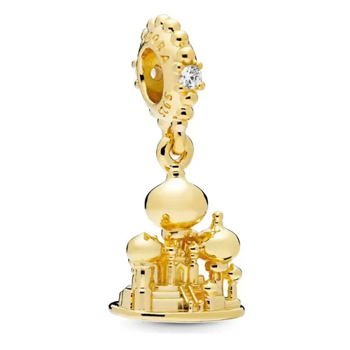 Pandora - Hạt Vòng Charm Pandora Disney Aladdin Agrabah Castle Dangle Charm 768731C01 Màu Vàng Gold C_QP - Vua Hàng Hiệu