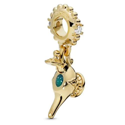 Pandora - Hạt Vòng Charm Pandora Shine Disney Magic Lamp Dangle Charm 768038CZ Màu Vàng Gold C_QP - Vua Hàng Hiệu