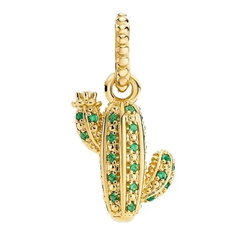 Pandora - Hạt Vòng Charm Pandora Sparkling Desert Cactus Pendant 361687C01 Màu Vàng Gold C_QP - Vua Hàng Hiệu