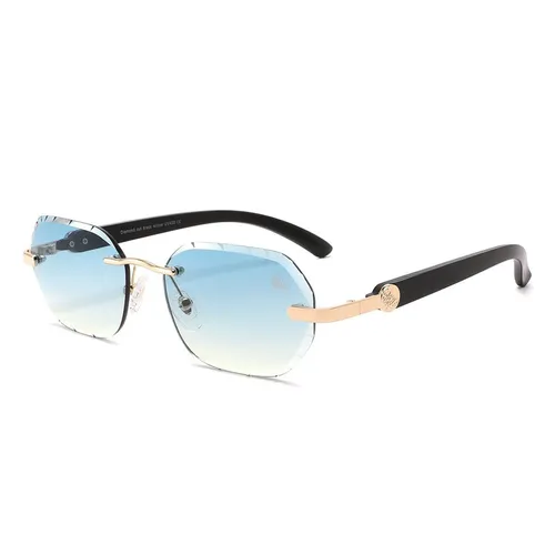 Belvoir&Co - Kính Mát Belvoir&Co Diamond Cut Willow Sunset Black Màu Xanh Blue - Vua Hàng Hiệu