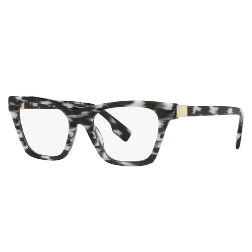 Burberry - Kính Mắt Cận Unisex Burberry Eyeglasses BE2355 3978 52 Màu Đen/Trắng - Vua Hàng Hiệu