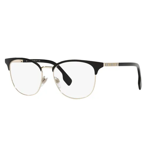 Kính Mắt Cận Unisex Burberry Sophia Eyeglasses BE1355 1109 52 Màu Đen/Vàng