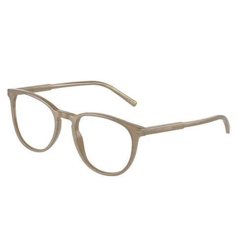 Kính Mắt Cận Unisex Dolce & Gabbana Eyeglasses DG3366 3089 Màu Nâu - Kính mắt - Vua Hàng Hiệu