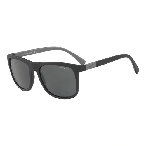 Kính Mát Nam Emporio Armani 4079 504287 Matte Black Sunglasses Màu Đen