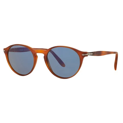 Persol - Kính Mát Unisex Persol PO3092SM Panto Sunglasses Màu Nâu Vàng - Vua Hàng Hiệu