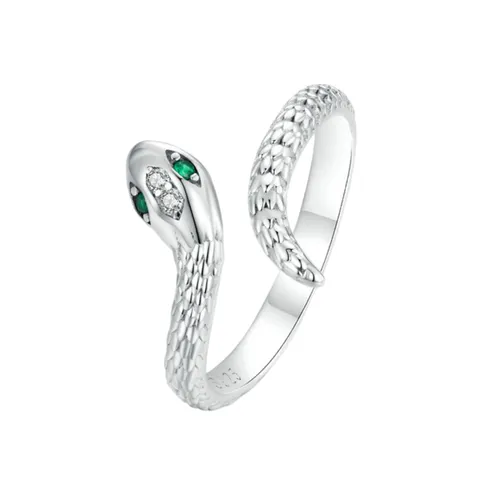Trang sức - Nhẫn Nữ Kya Jewel Mystic Serpent R89 Màu Bạc - Vua Hàng Hiệu