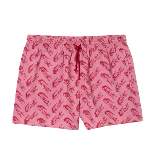 Thời trang - Quần Bơi Nam Lacoste Men's Printed Trunks Swim Shorts MH5635 - AY1 Màu Hồng Size S - Vua Hàng Hiệu