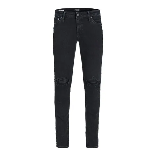Quần Jean Nam Jack & Jones Liam Slim Fit Ripped Màu Đen Size 30 - Thời trang - Vua Hàng Hiệu