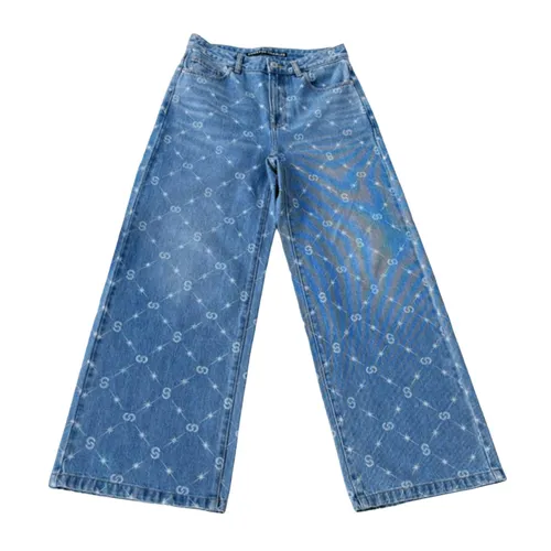 Thời trang - Quần Jean Nữ Chester Charles In Blue Denim CW403DP0027L2 Màu Xanh Nhạt Size L - Vua Hàng Hiệu