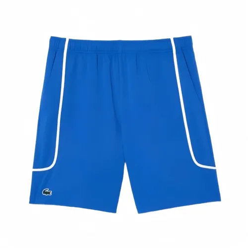 Thời trang - Quần Short Nam Lacoste Lightweight Diamond Taffeta Tennis Shorts GH7460 - IXU Màu Xanh Dương Size 4 - Vua Hàng Hiệu