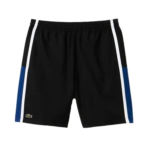 Quần Short Nam Lacoste Men's Lightweight Colorblock Stripe Tennis GH314T Y4W Màu Đen Size 4 - Thời trang - Vua Hàng Hiệu