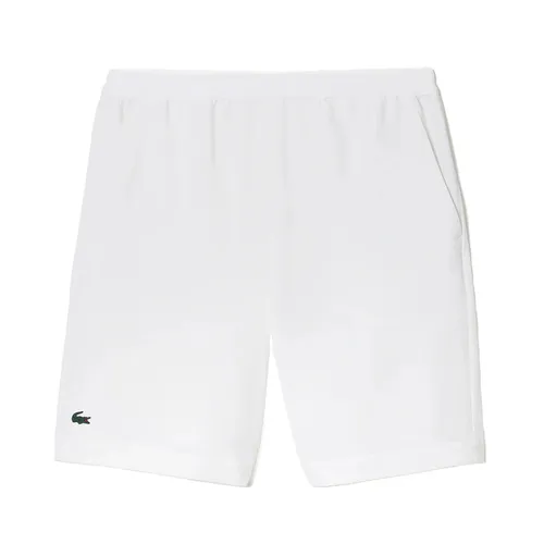 Thời trang Trắng Quần shorts - Quần Short Nam Lacoste Tennis Shorts Straight Cut Ultra-Dry Technology GH7452-001 Màu Trắng Size 4 - Vua Hàng Hiệu